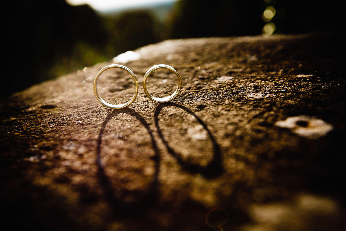 Hochzeitsfotos der Ringe in Seeheim Jugenheim