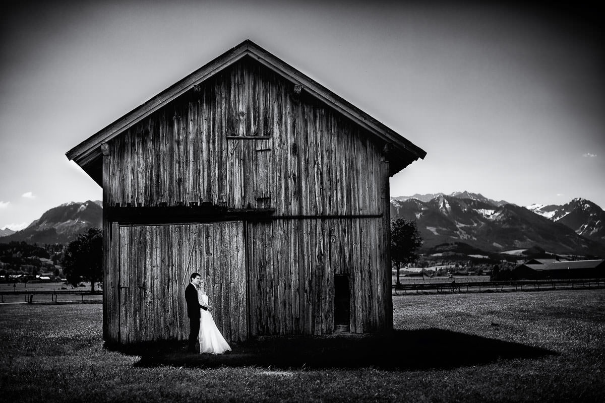 Hochzeitsfotos in Sonthofen im Allgäu
