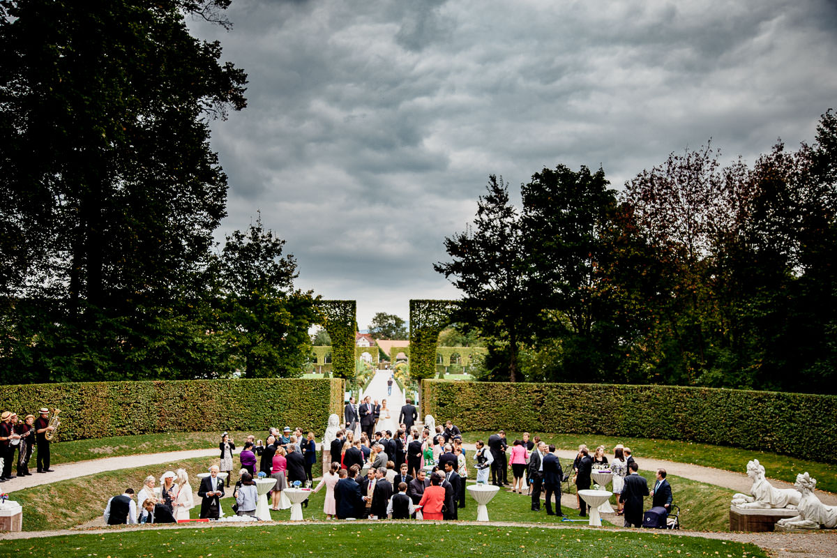 Hochzeitsfeier Schlossgarten Schwetzingen