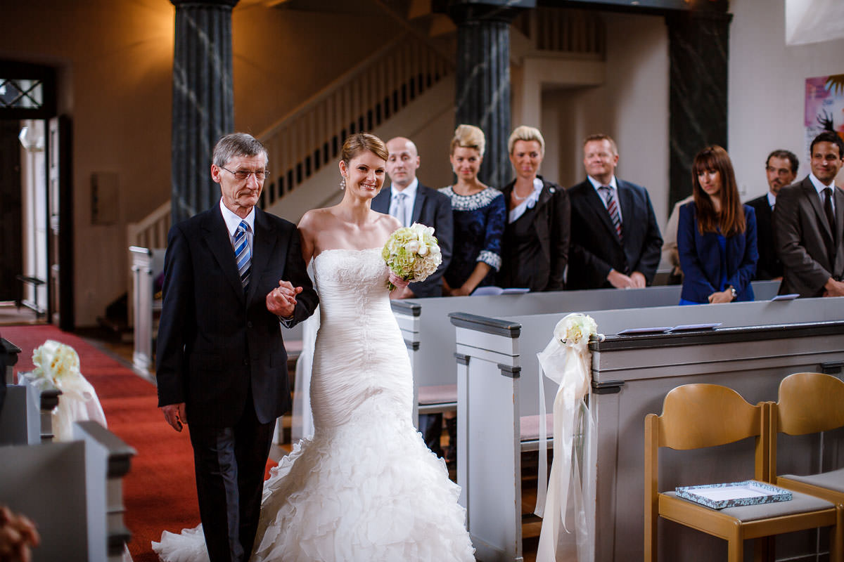 Trauung evangelischen Kirche in Riedstadt Erfelden