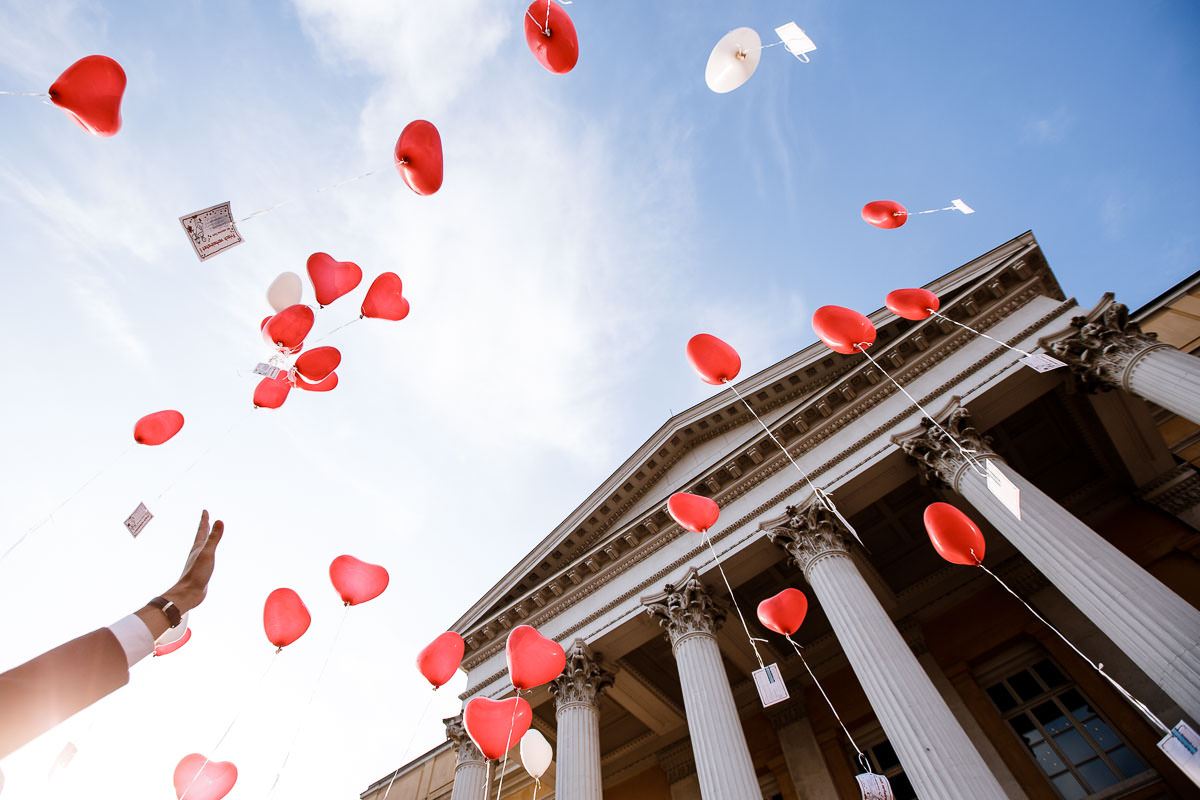Hochzeitsreportage Karolinensaal im Staatsarchiv Darmstadt
