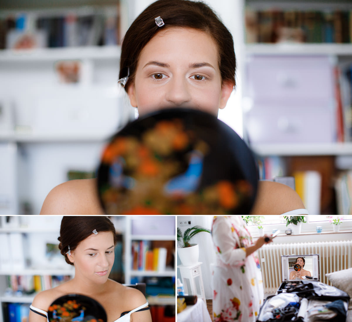 Hochzeitsreportage in Bad Homburg das Brautstyling