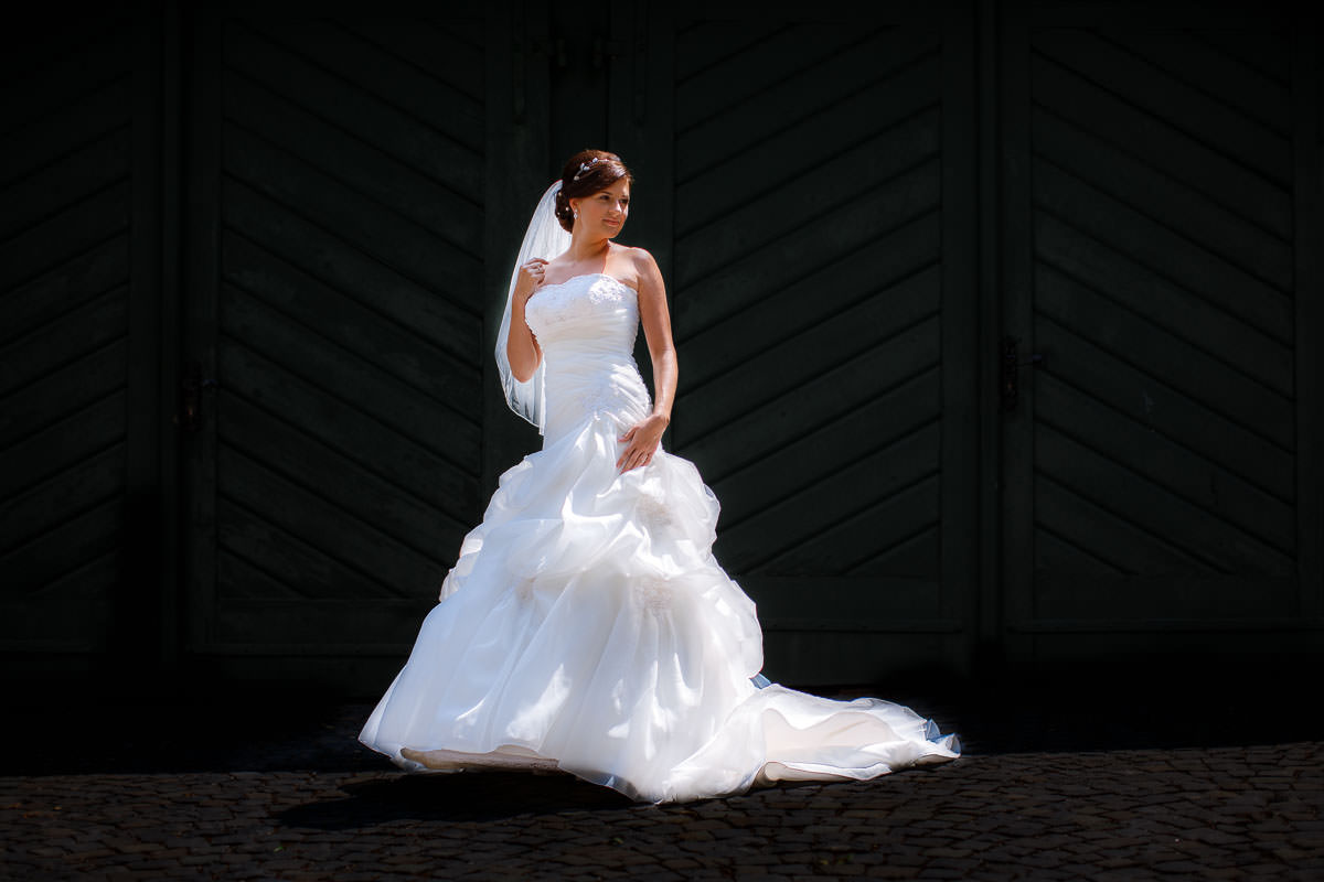 Hochzeitsfotos der Braut in Bad Homburg