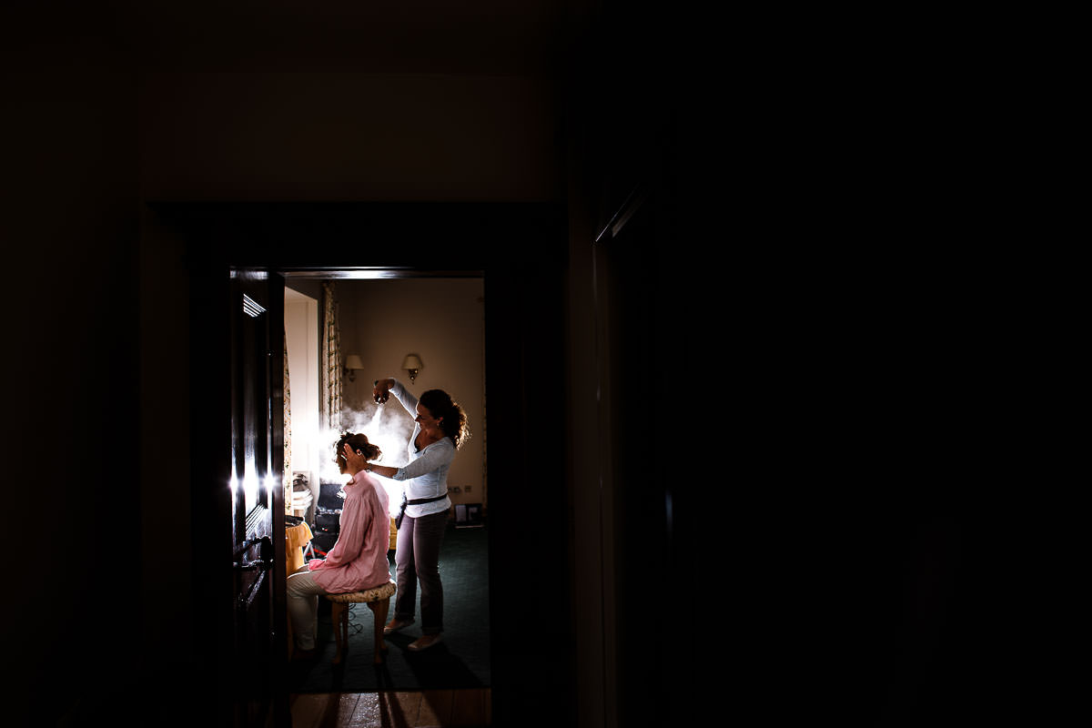 Brautstyling im Schloss Neuhaus