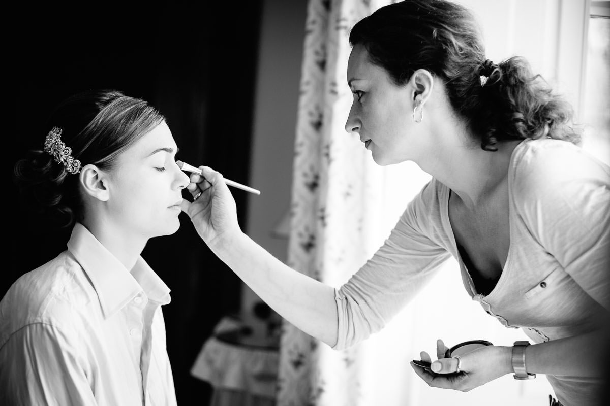 Brautstyling im Schloss Neuhaus