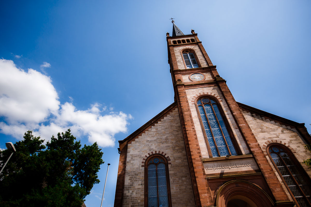 Hochzeit Kirche in Heddesheim