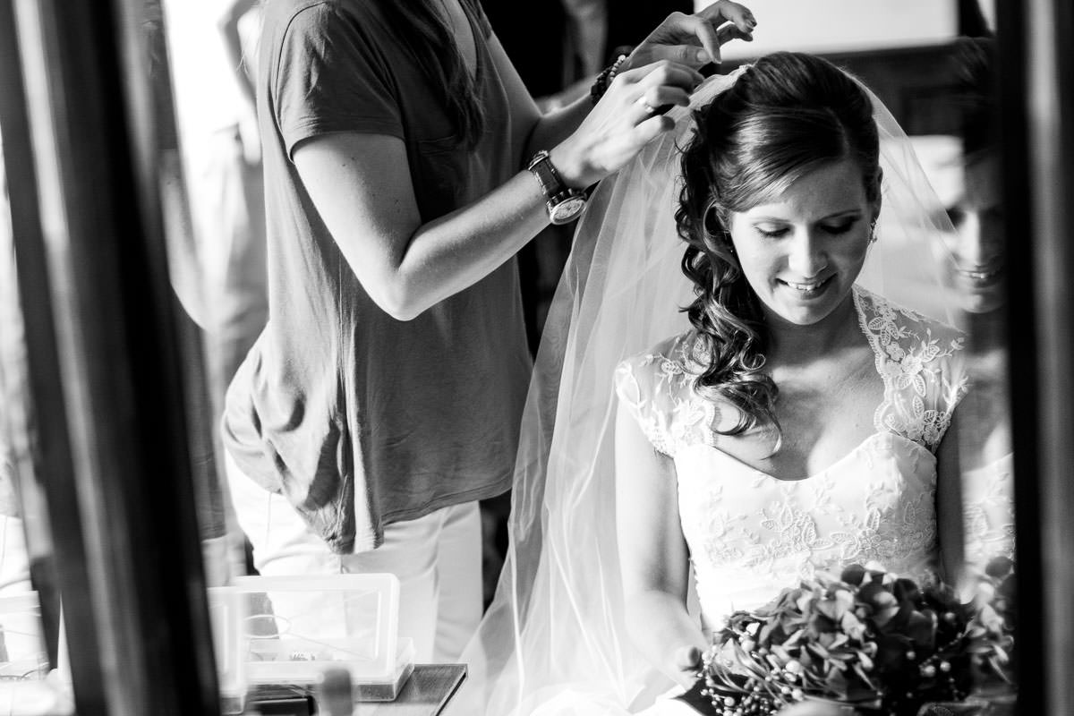 Brautstyling im Weingut Reichsrat von Buhl Deidesheim