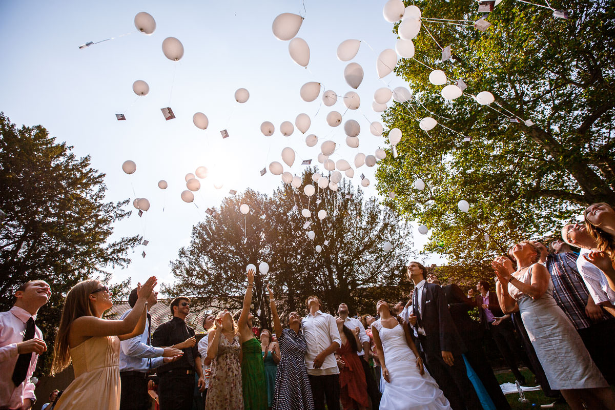Luftballons im Weingut Reichsrat von Buhl Deidesheim