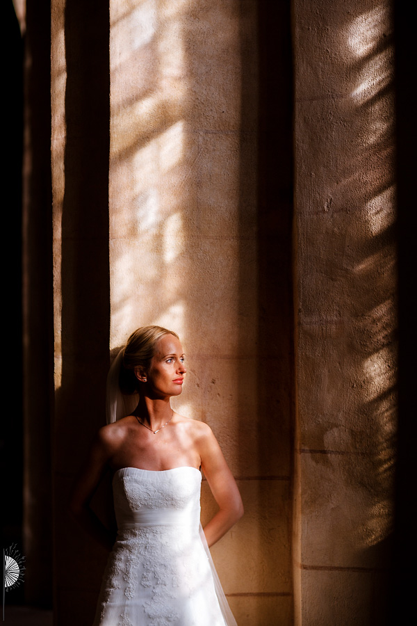 Hochzeitsfoto Braut Kloster Eberbach Etville