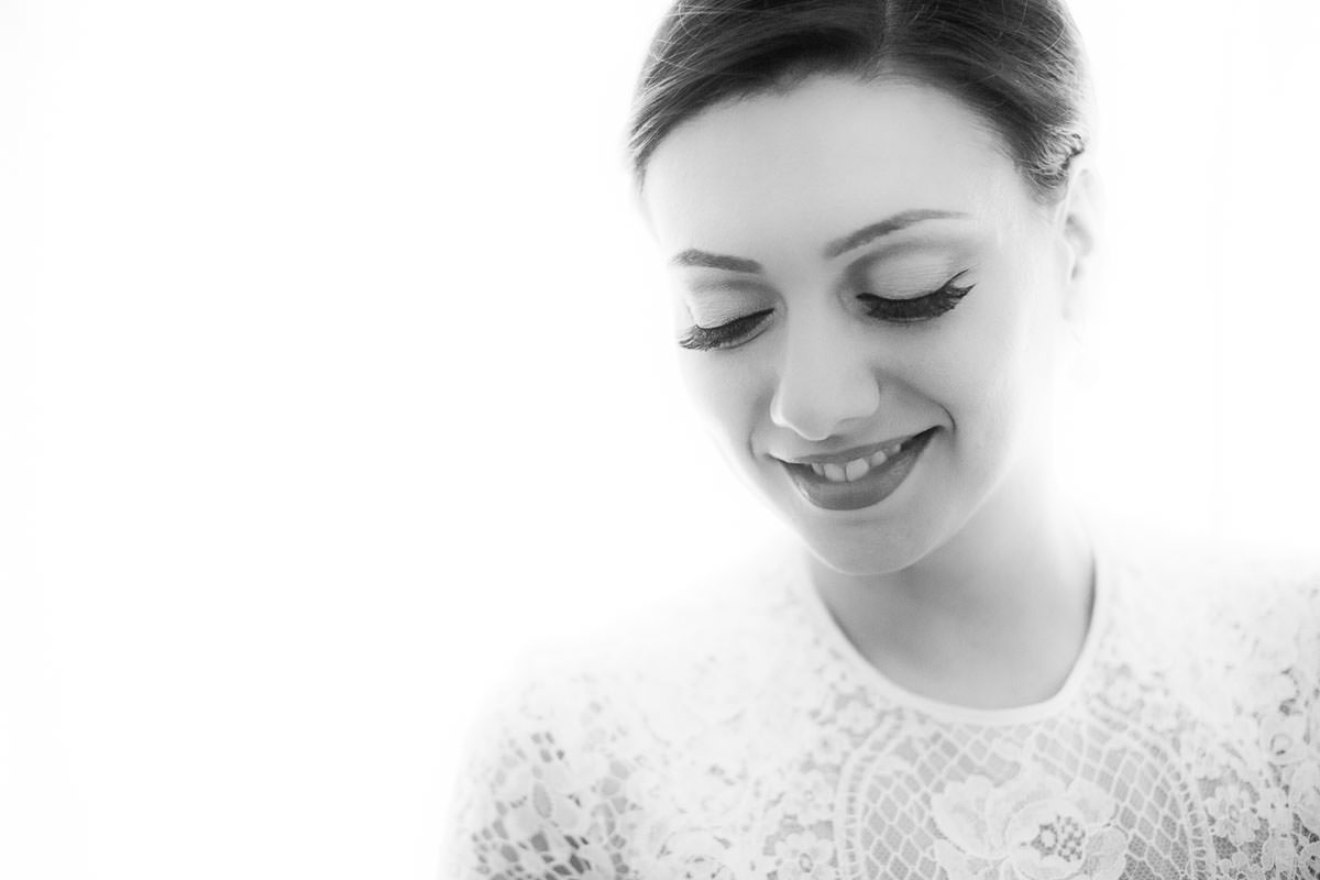 Hochzeitsfoto Braut Villa Rothschild in Königstein