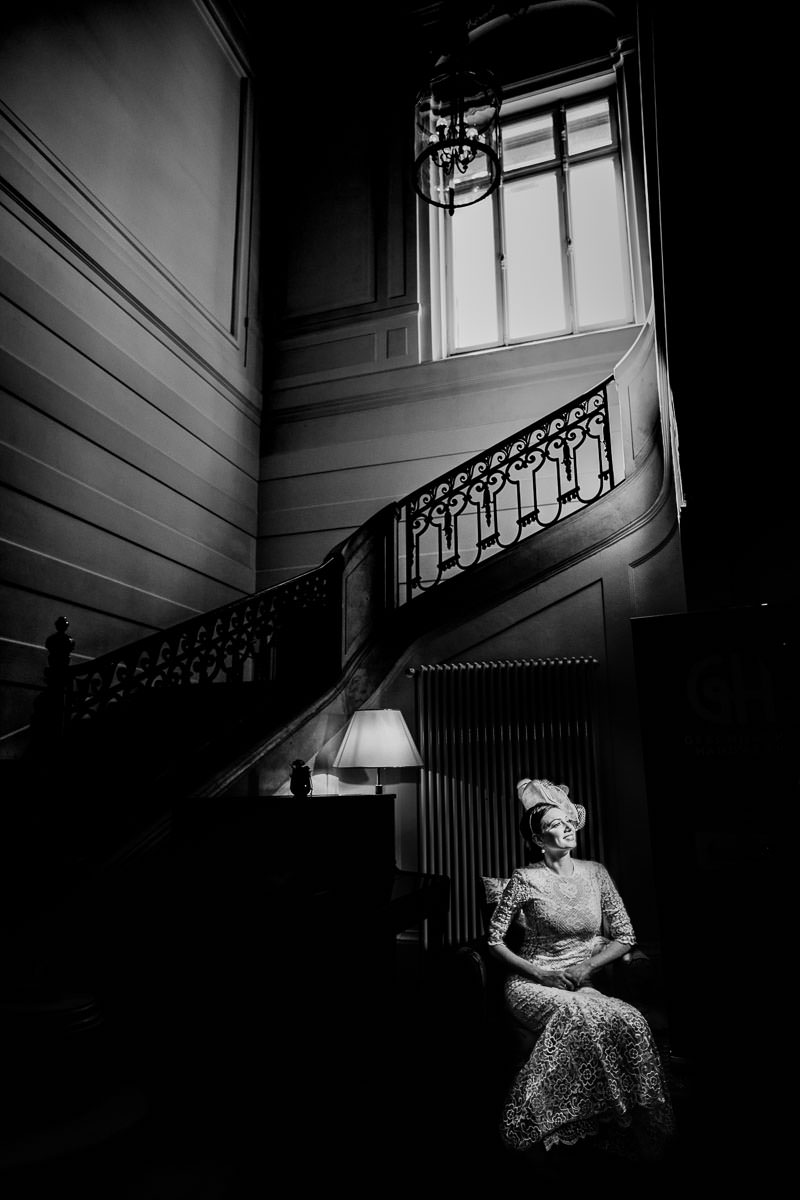 Braut in der Villa Rothschild in Königstein