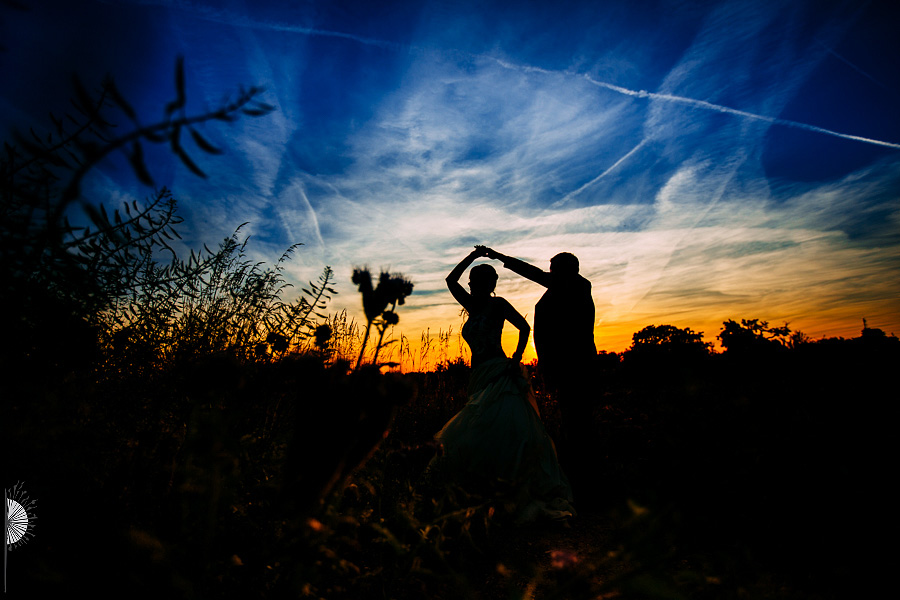 Hochzeitsfotograf Schriesheim Sonnenuntergang