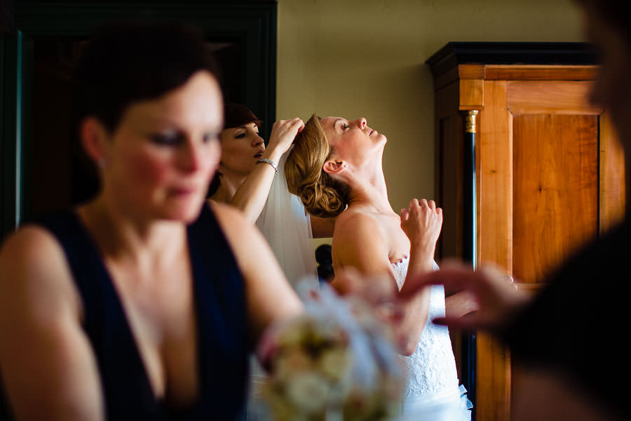 Brautstyling Hochzeit Hofgut Hünersdorff