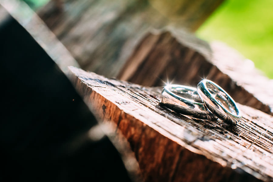 Hochhzeitsringe im Hofgut Hünersdorff