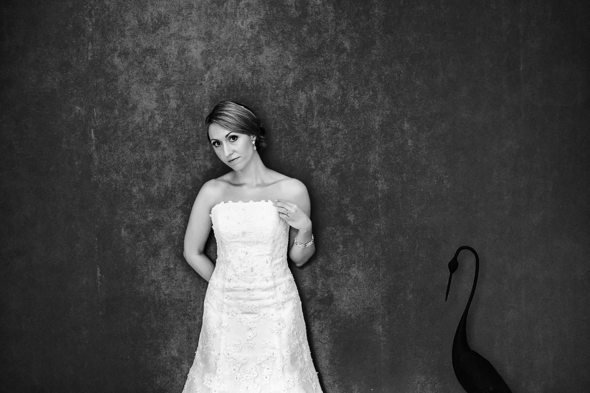 Hochzeitsfoto der Braut im Hohen Darsberg