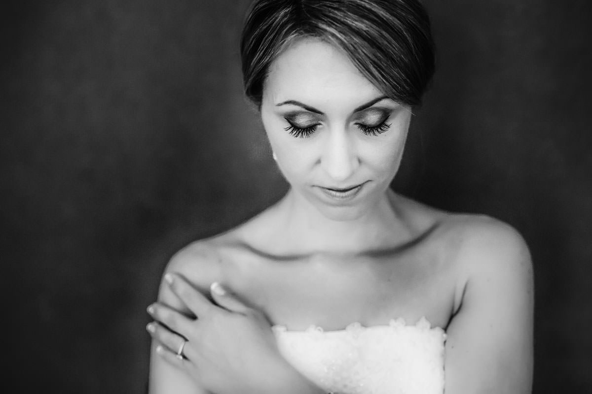 Hochzeitsfoto der Braut im Hohen Darsberg