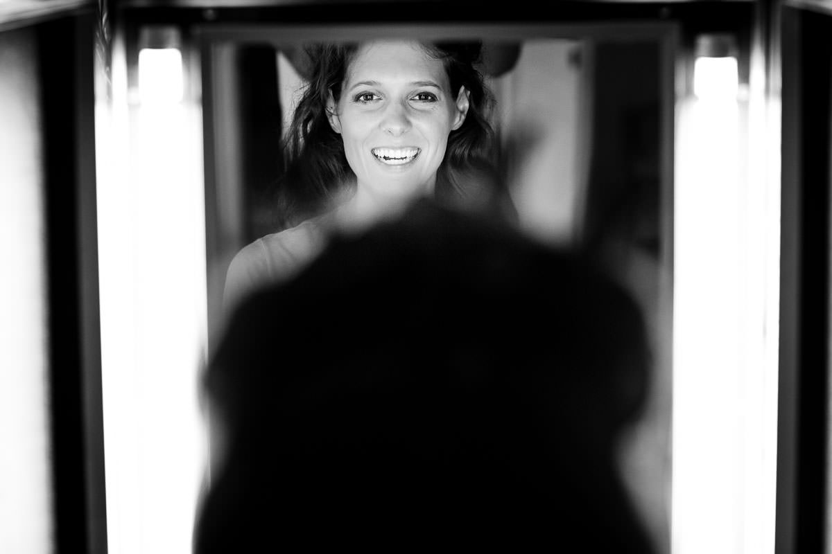 Brautvorbereitungen für Hochzeit in der Haldmühle