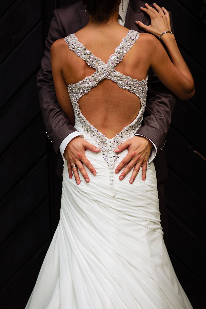 Detail Brautkleid Haldmühle