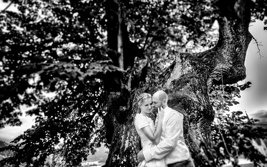 Hochzeitsfotograf Schliersee Portrait Brautpaar