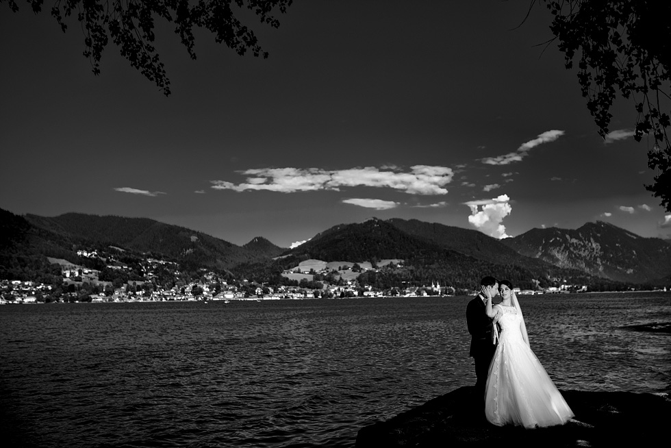 Hochzeitsfotograf Tegernsee Brautpaarportraits