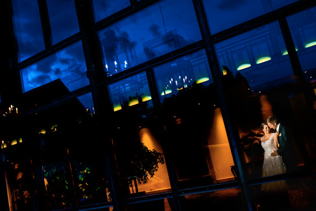 Hochzeitsfotos bei Nacht Gräflicher Park