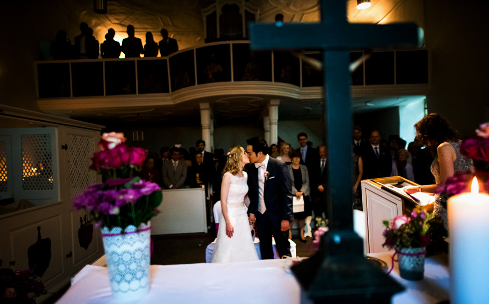 Hochzeitsreportage Schloss Heinsheim Bad Rappenau Trauung in der Kapelle