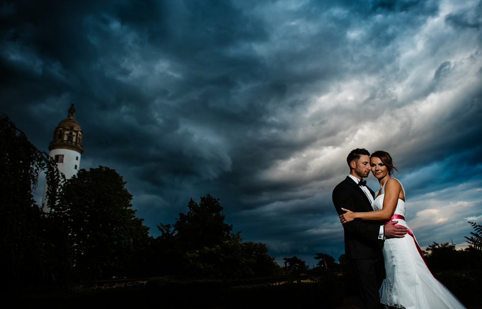 Hochzeitsfotograf Schloss Höchst Brautpaarportraits