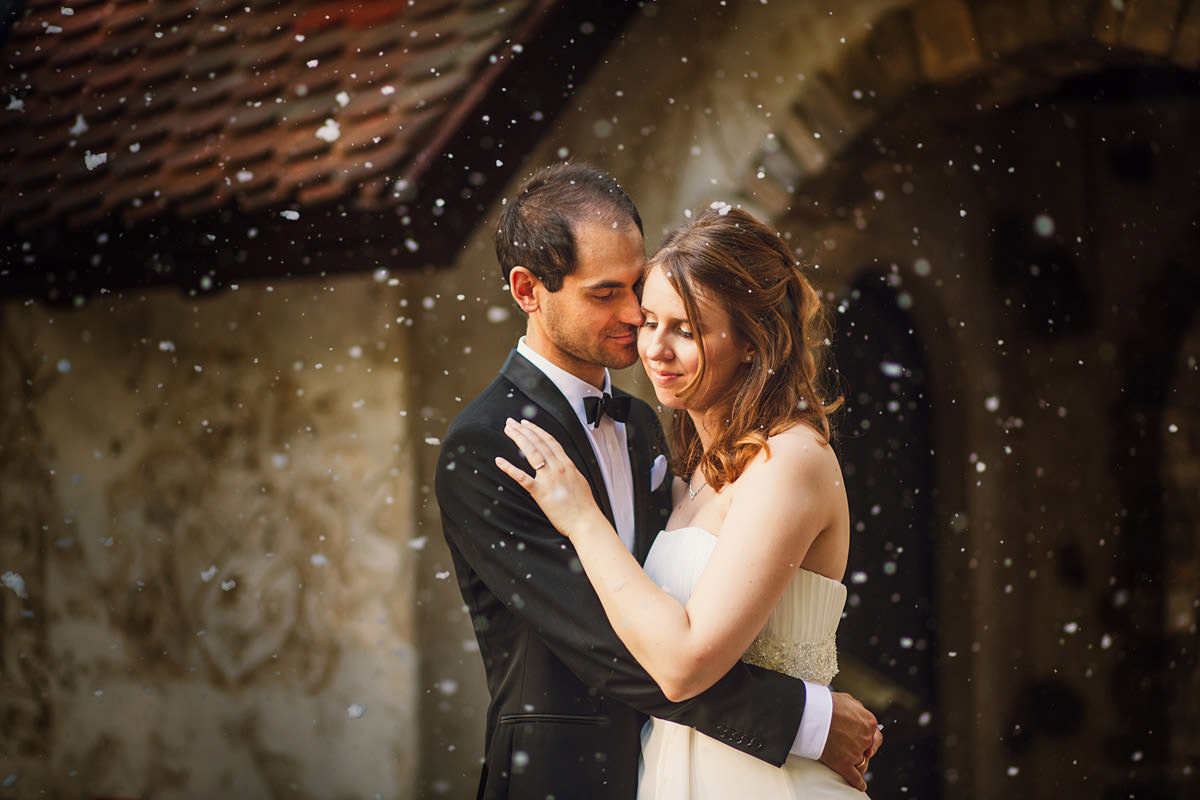 Hochzeitsfotos im Themenbereich des Europaparks