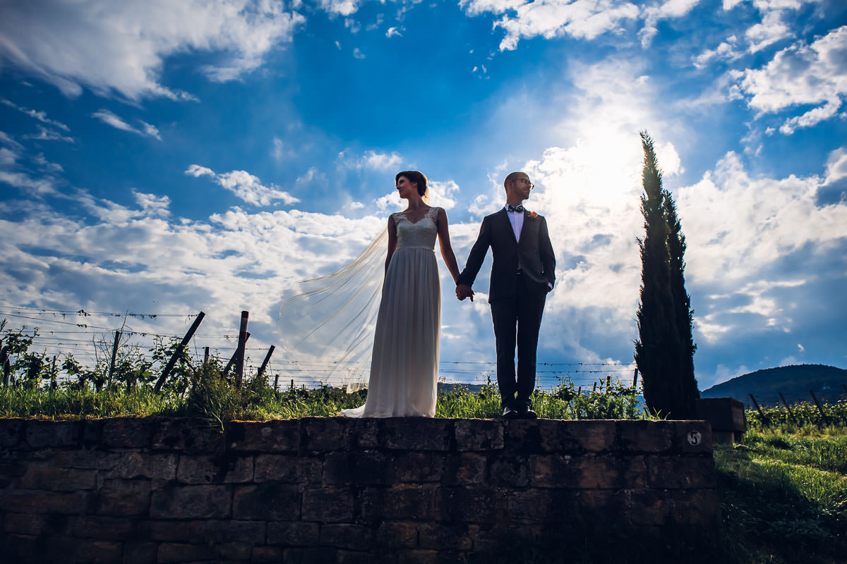 Hochzeit im Weingut von Winning
