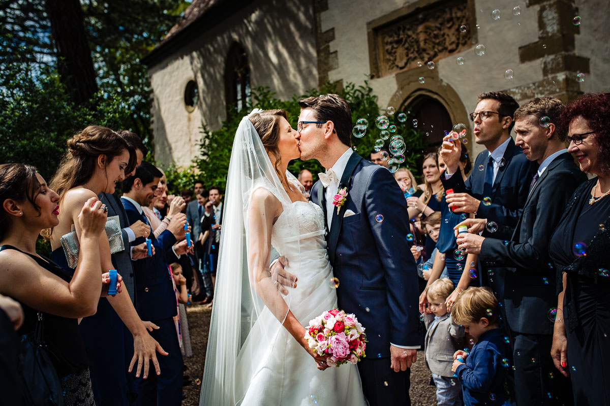Hochzeit Schloss Neuhaus Sektempfang