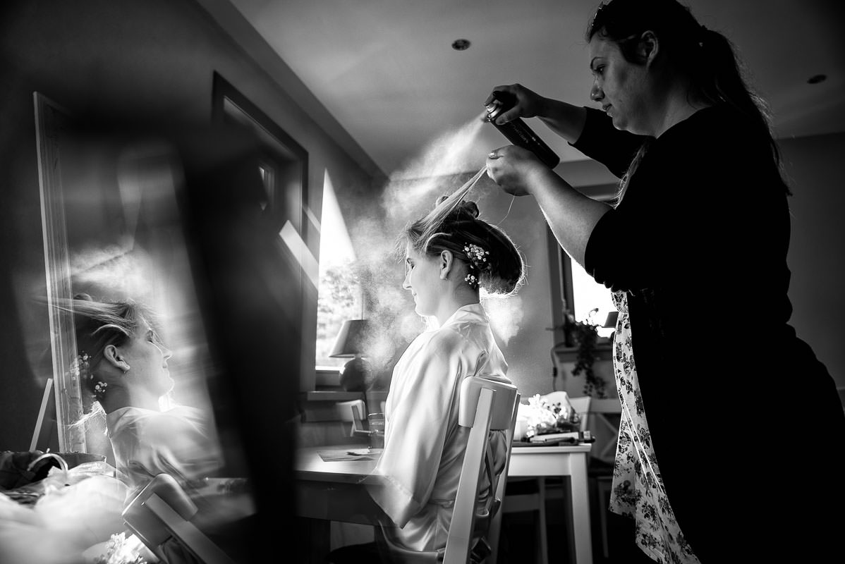 Brautvorbereitungen Hochzeit Schloss Assumstadt