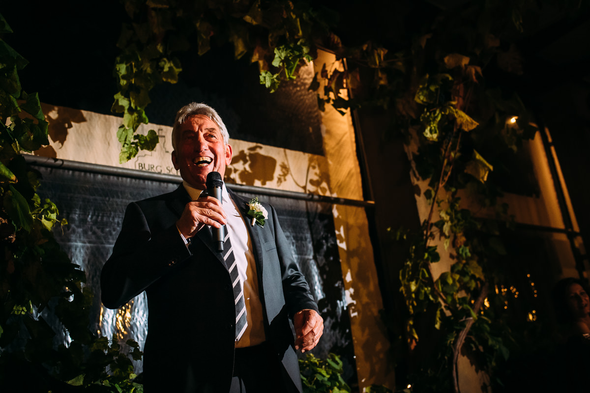 Hochzeitsreportage Burg Schwarzenstein Reden am Abend