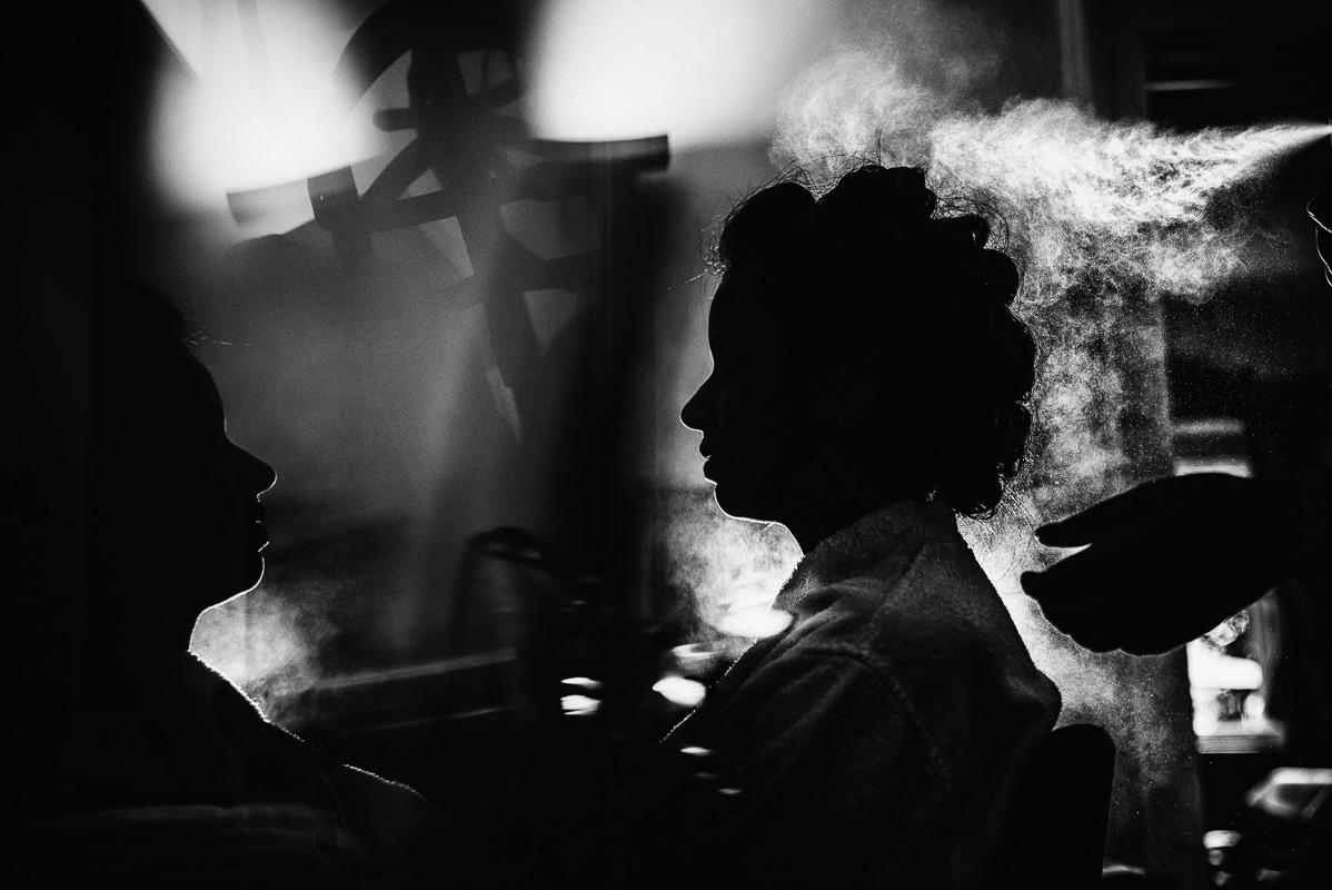 Hochzeit La Villa getting ready Braut