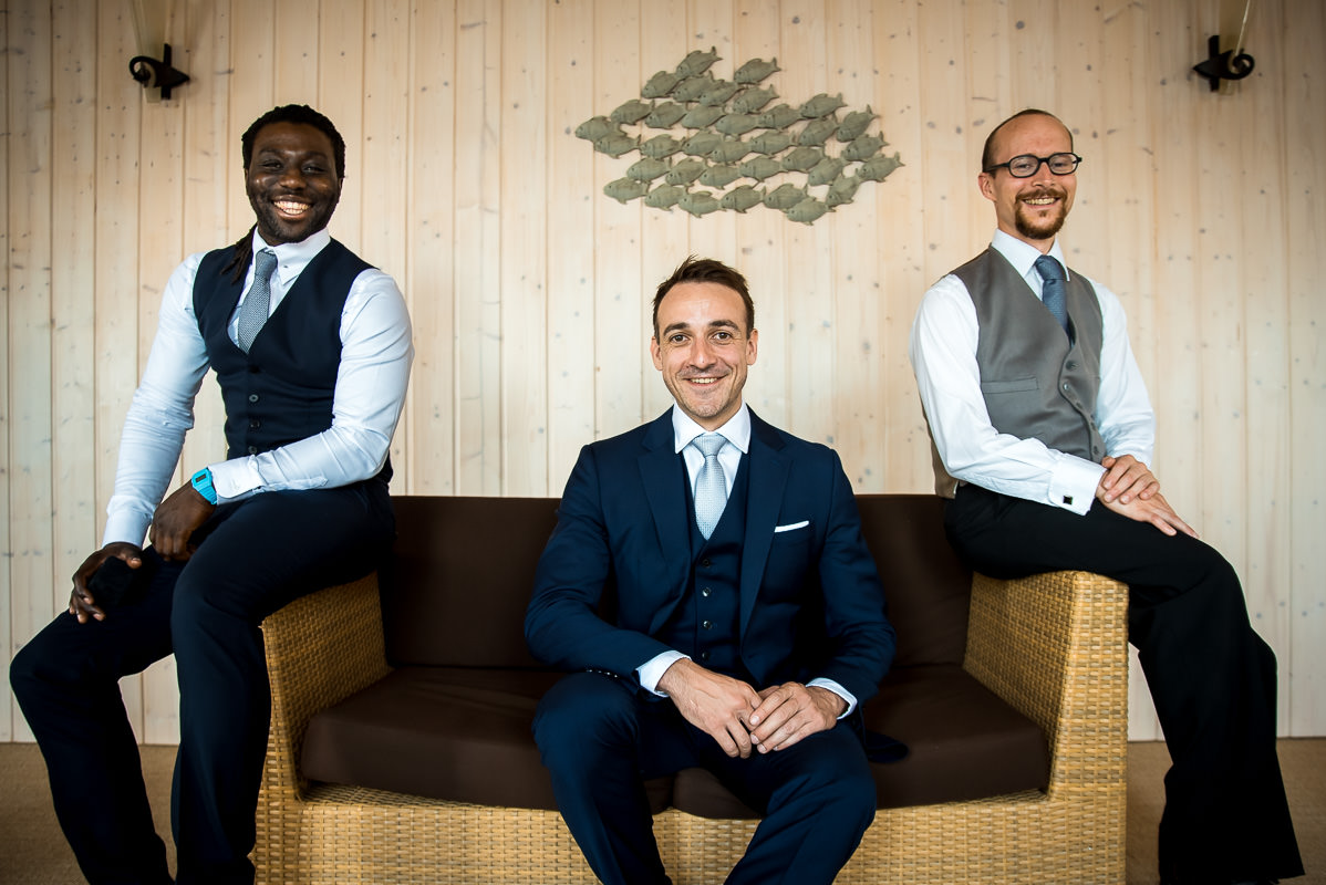 Hochzeit La Villa getting ready Bräutigam