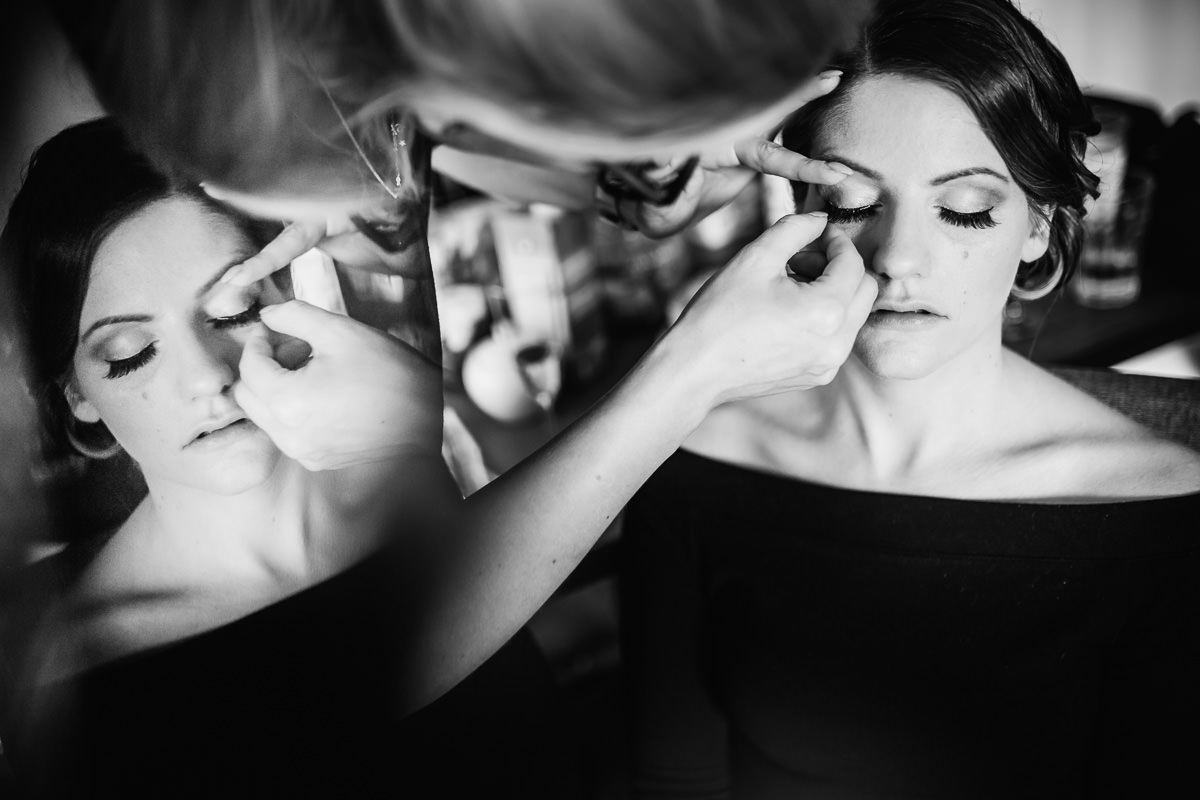 getting ready Braut in Schwetzingen