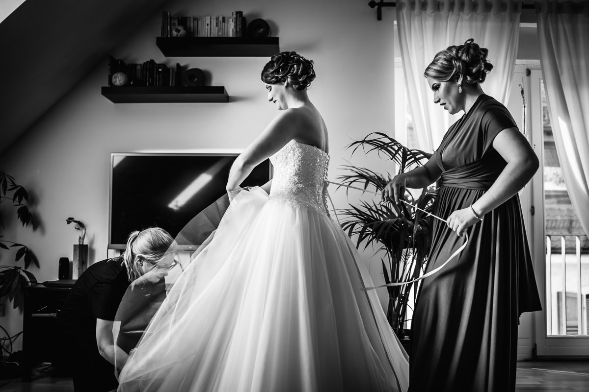 Brautvorbereitungen in Schwetzingen