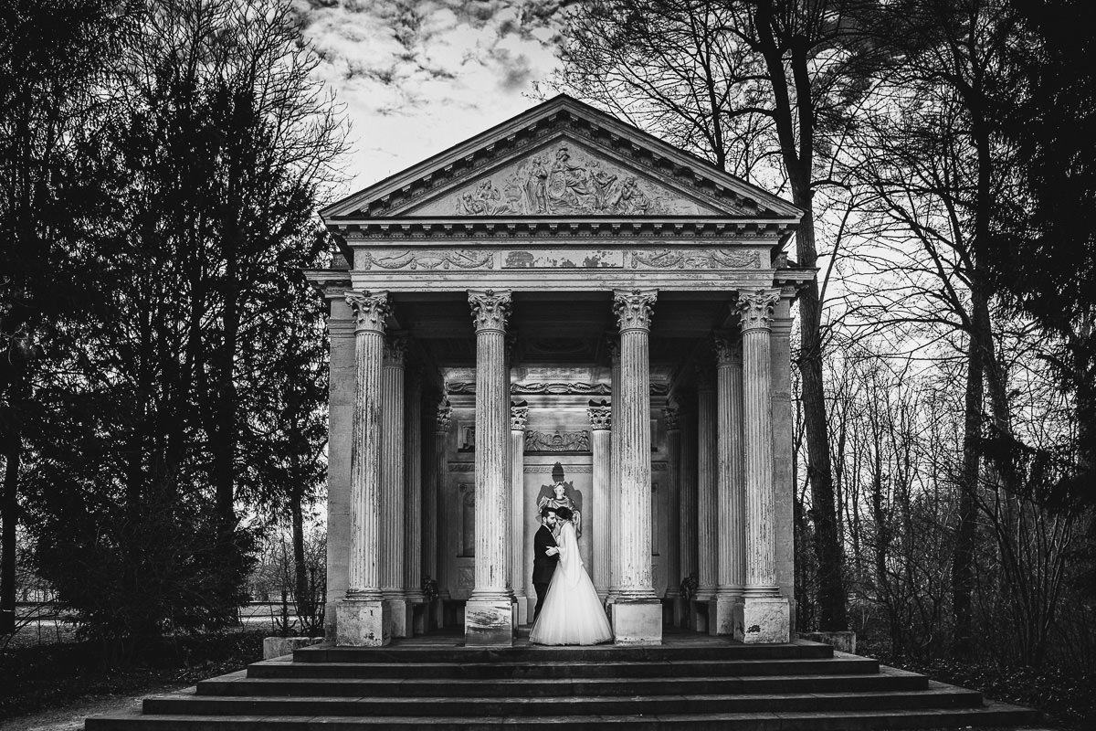 Winterhochzeit im Schlosspark Schwetzingen