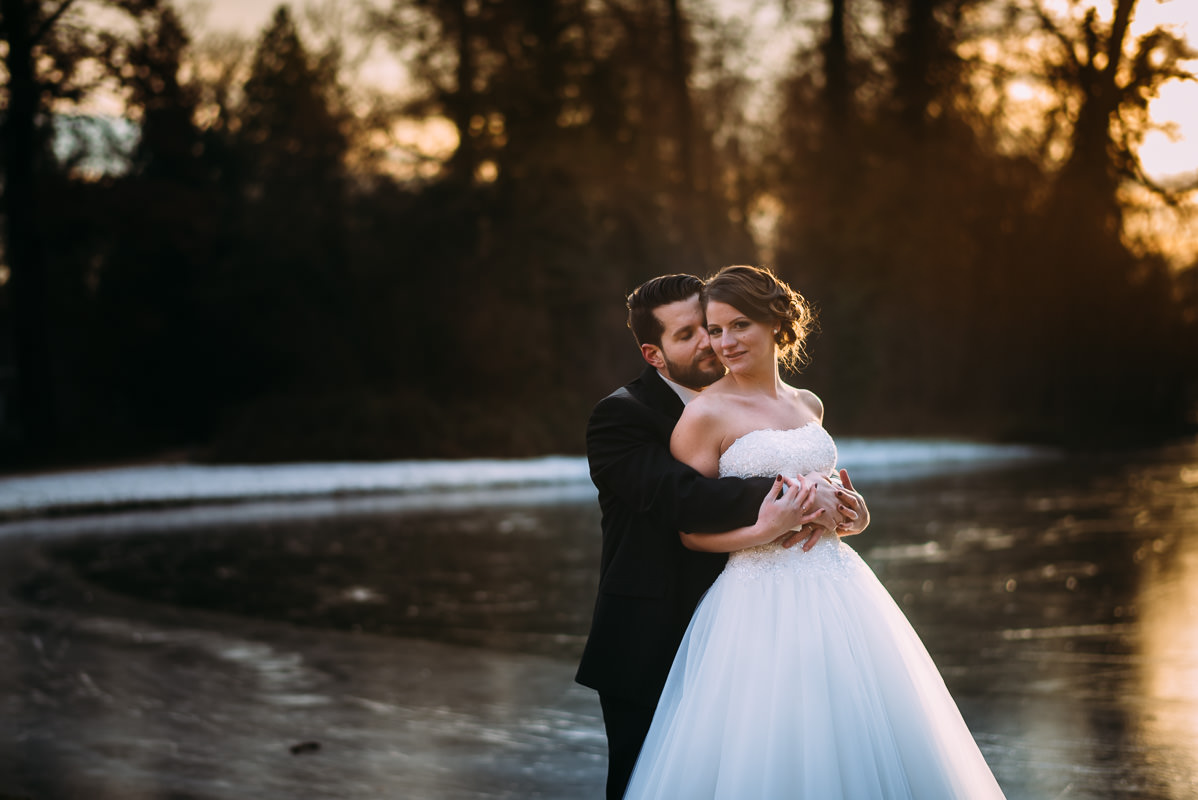 Hochzeit im Winter in Schwetzingen
