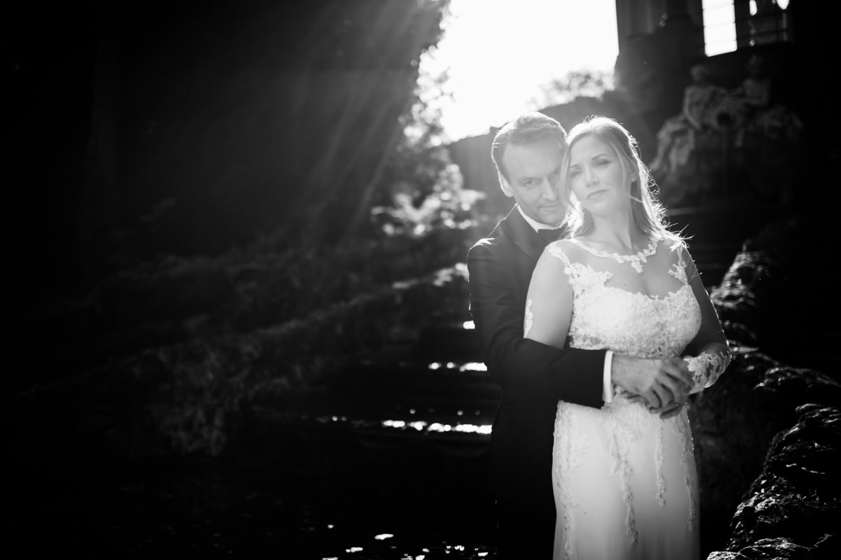 Hochzeitsportraits Schlossgarten Schwetzingen