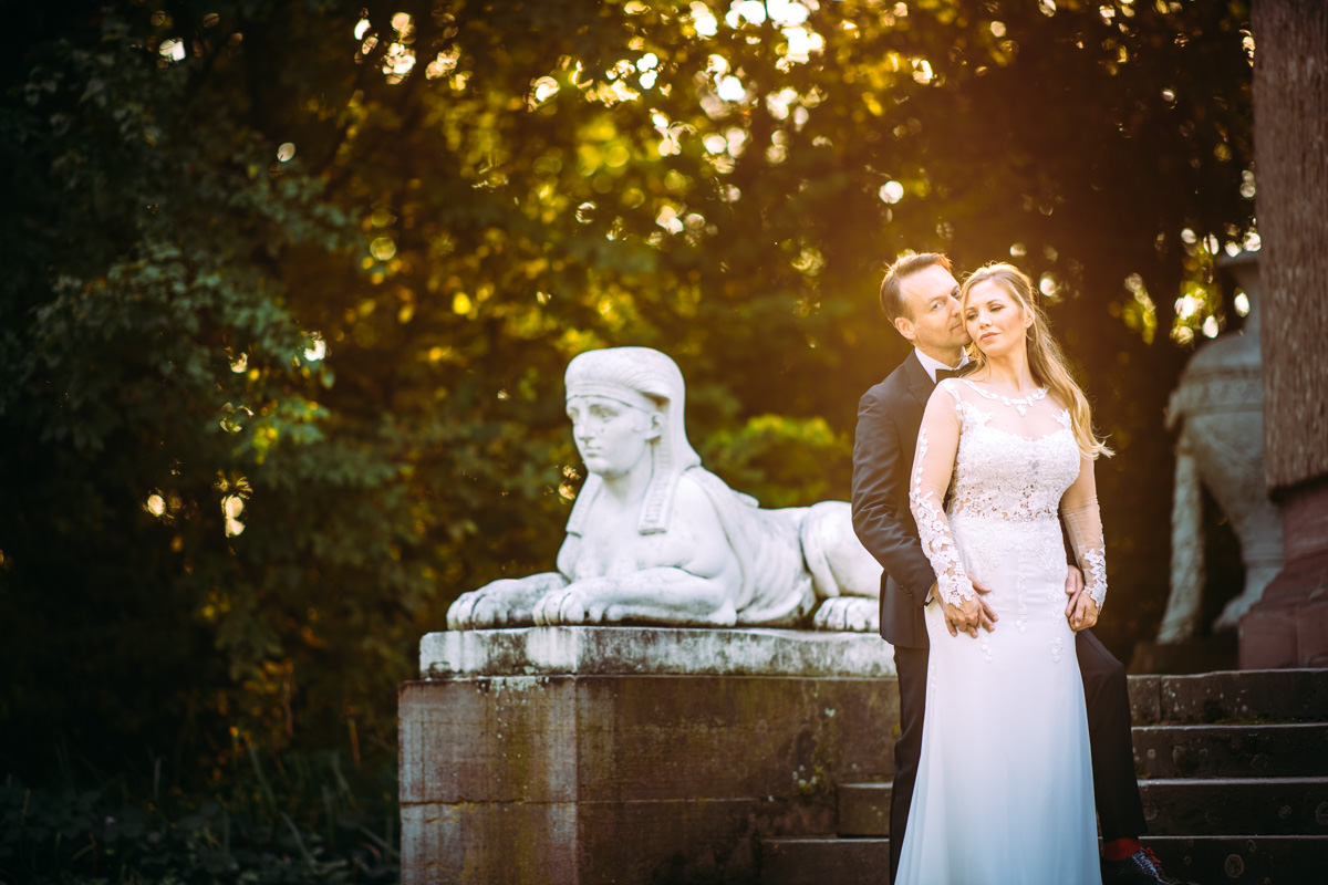 Hochzeitsportaits Schlosspark Schwetzingen