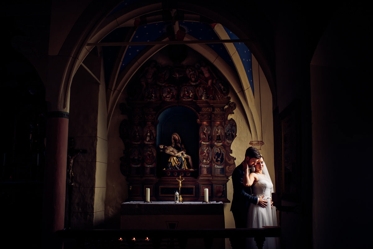 Hochzeitsbilder in der Michaelskirche in Gundelsheim