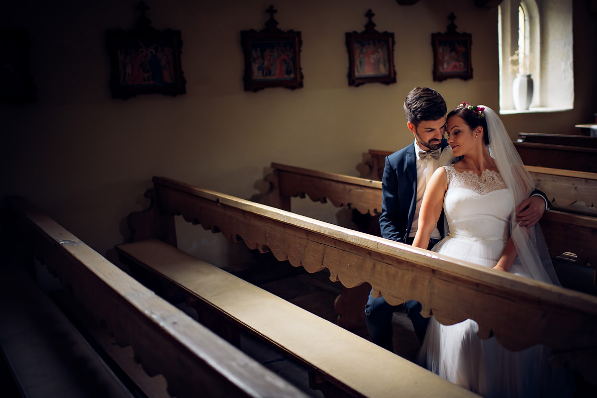 Hochzeitsbilder in der Michaelskirche in Gundelsheim