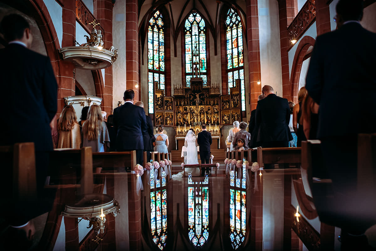 Hochzeit im Rheingauer Dom in Geisenheim