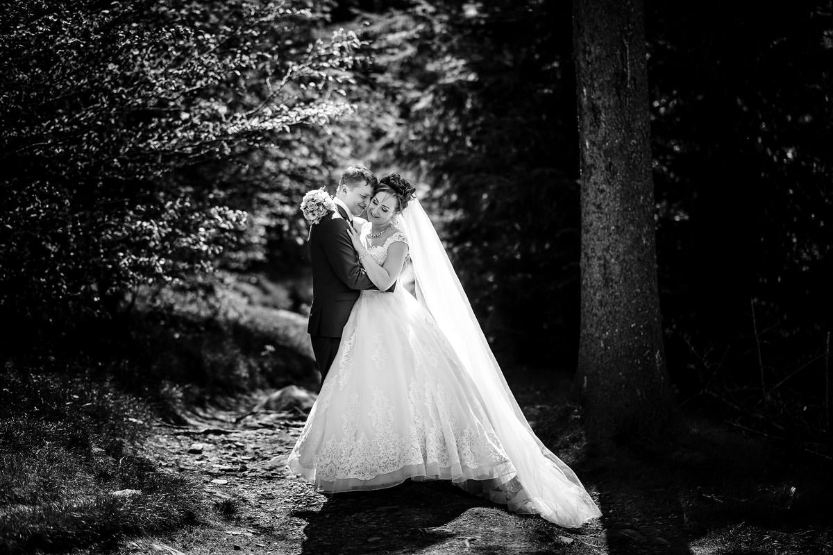 Hochzeit am Feldberg Brautpaarportraits