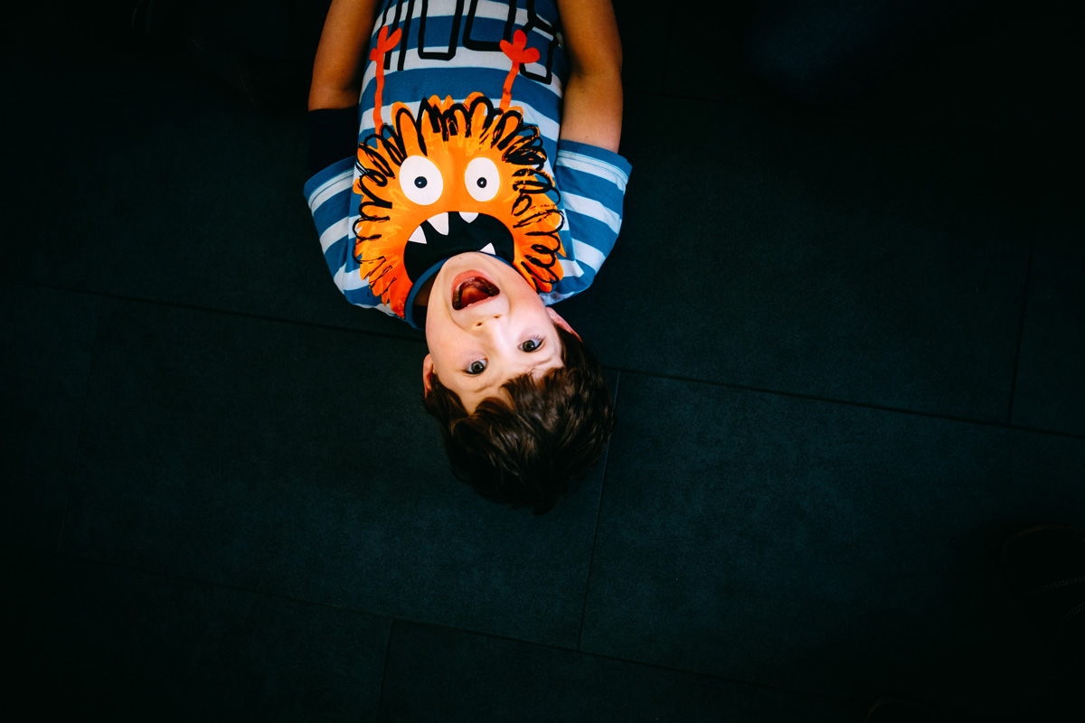 lustiges Kinderbild des Sohnes vom Hochzeitsfotografen Andreas Pollok