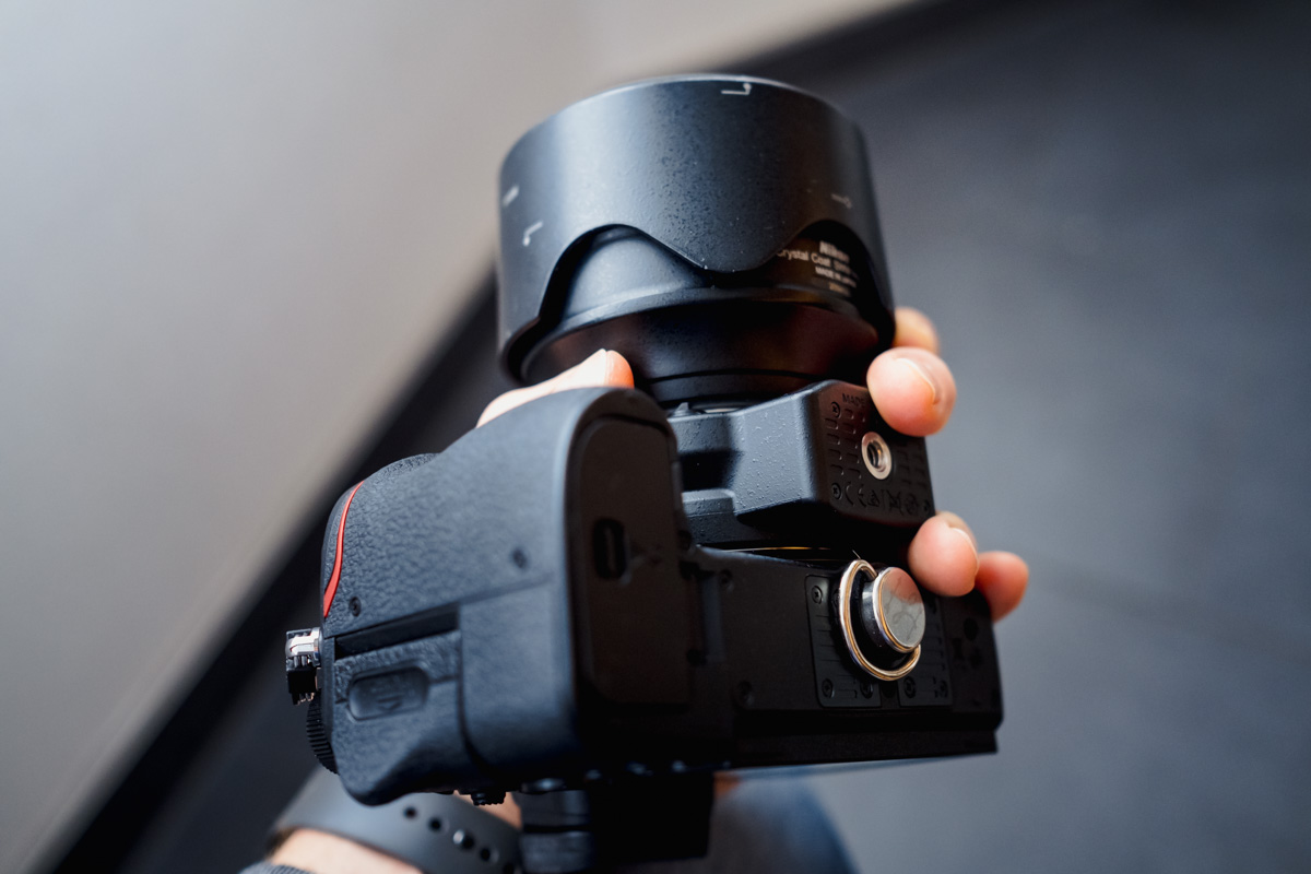 Handhaltung mit der Nikon Z6