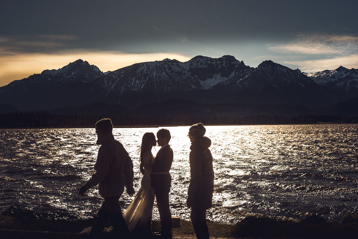 Hochzeitsfotos Hopfensee bei Füssen