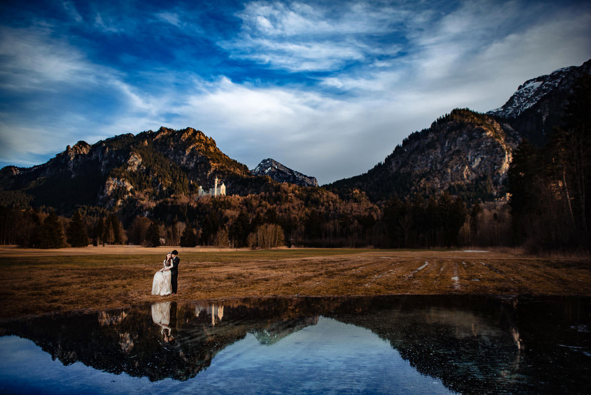 Hochzeitsfotografie Füssen Allgäu Neuschwanstein