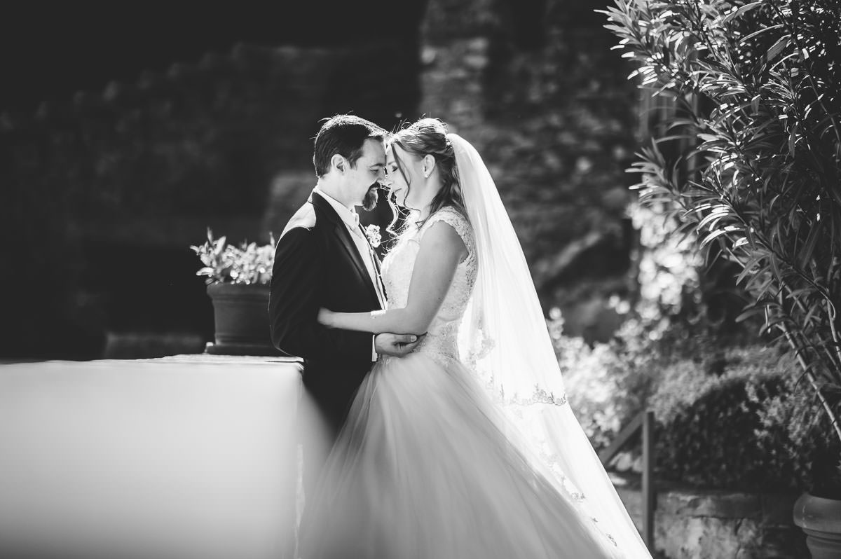 Hochzeitsfotos auf Burg Rheinstein