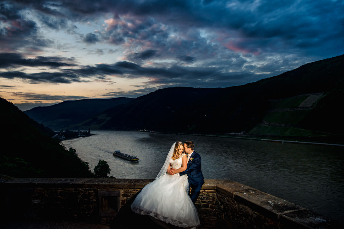 Hochzeitsfotografie Burg Rheinstein